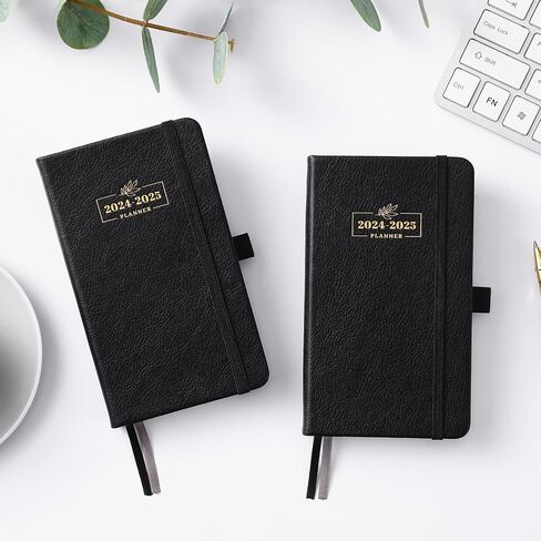 مخطط الجيب 2024-2025 - مخطط 2024-2025 يومي أسبوعي وشهري، تقويم جيب لمدة 17 شهرًا 2024-2025 للمحفظة مخطط شهري صغير الحجم، أغسطس 2024 - ديسمبر 2025، 4 بوصة × 6.2 بوصة - أسود in Kuwait