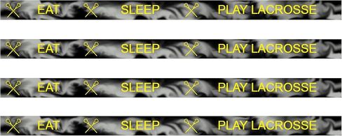 LAX Lacrosse Bracelet Silicone Wristband (4-Pack) (Motivational Quote) (Eat, Sleep, Play Lacrosse) - Gray,Black in Saudi Arabia