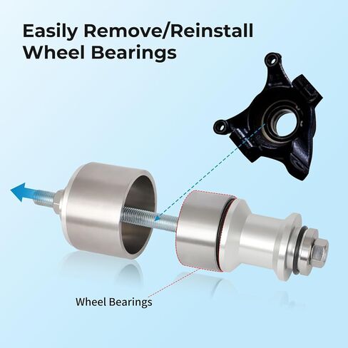 أداة إزالة محمل العجلة Alpha Rider، مزيل كأس المحمل لمكشطة الحافة الخلفية Polaris Rzr General Ranger Sportsman 40 أو 44 مم محامل العجلات in Kuwait