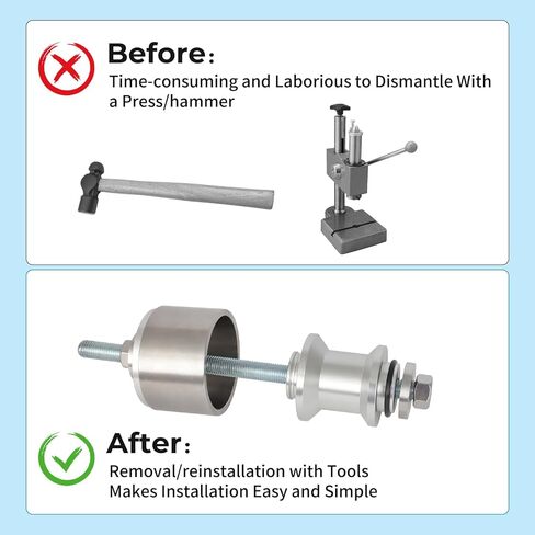 أداة إزالة محمل العجلة Alpha Rider، مزيل كأس المحمل لمكشطة الحافة الخلفية Polaris Rzr General Ranger Sportsman 40 أو 44 مم محامل العجلات in Kuwait