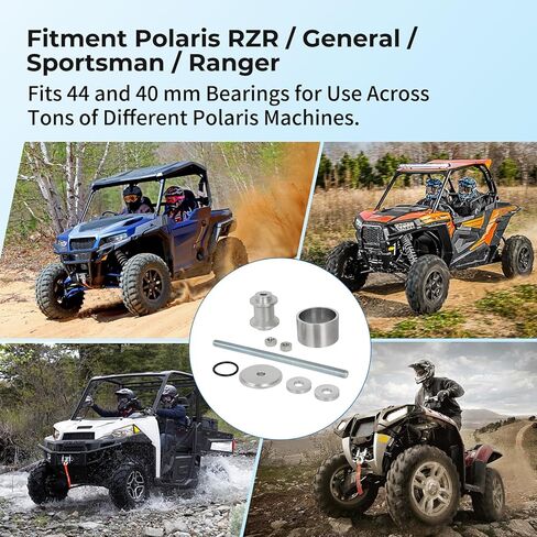 أداة إزالة محمل العجلة Alpha Rider، مزيل كأس المحمل لمكشطة الحافة الخلفية Polaris Rzr General Ranger Sportsman 40 أو 44 مم محامل العجلات in Kuwait