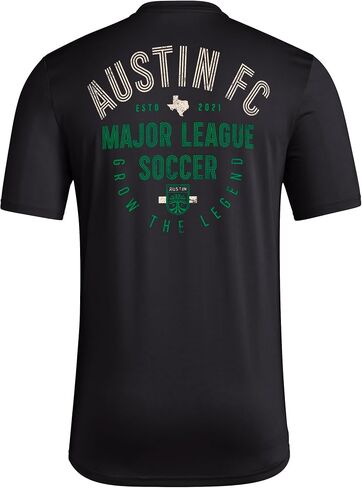 adidas Men's Austin City FC Local Stoic Short Sleeve Pre-game T-shirt in Saudi Arabia