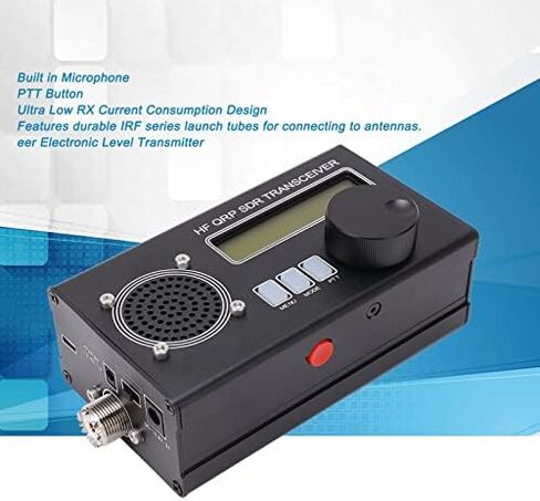 SDR Transceiver Radio Receiver HF QRP 8 Band SSB CW Shortwave Radio Receiver Transmitter Aluminium Alloy for DIY Radio Communication(US Plug) in Kuwait