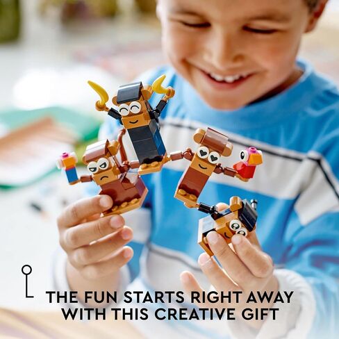 LEGO Classic Creative Monkey Fun 11031 Building Toy Set for Kids, Boys, and Girls Ages and Up, Makes a Great Gift for Grandchildren in Saudi Arabia