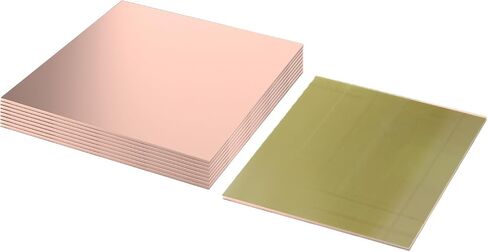 لوحة دائرة كهربائية من Aoje-Link ذات جانب واحد من النحاس المطلي PCB، ألياف زجاجية FR-4، 100 × 70 × 1 مم، 10 قطع in Saudi Arabia