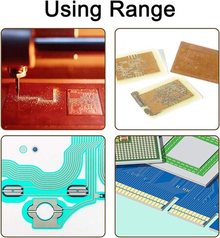 لوحة دائرة كهربائية من Aoje-Link ذات جانب واحد من النحاس المطلي PCB، ألياف زجاجية FR-4، 100 × 70 × 1 مم، 10 قطع in Saudi Arabia