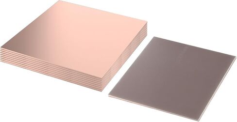 لوحة دائرة كهربائية من Aoje-Link ذات جانب واحد من النحاس المطلي PCB، ألياف زجاجية FR-4، 100 × 70 × 1 مم، 10 قطع in Saudi Arabia