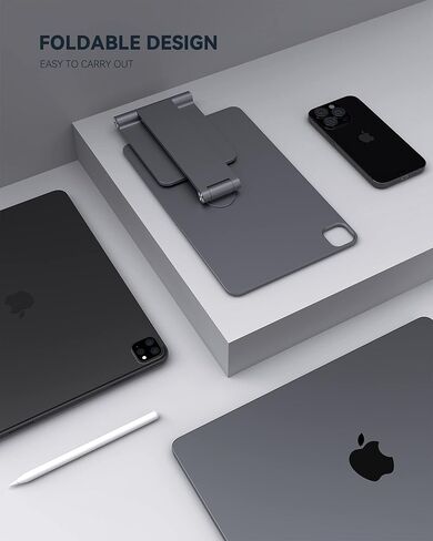 حامل مغناطيسي من LULULOOK لجهاز iPad Pro/Air، حامل حامل iPad مغناطيسي قابل للطي وقابل للتعديل، حامل iPad Pro لجهاز Apple iPad Pro 11 بوصة 1st/2nd/3rd/4th Gen iPad Air 4th/5th/10.9 بوصة in Kuwait