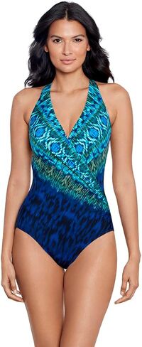 Miraclesuit Women's Swimwear Wrapsody Tummy Control Soft Cup One Piece Swimsuit in Saudi Arabia