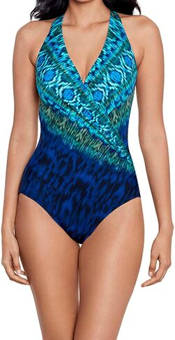 Miraclesuit Women's Swimwear Wrapsody Tummy Control Soft Cup One Piece Swimsuit in Saudi Arabia