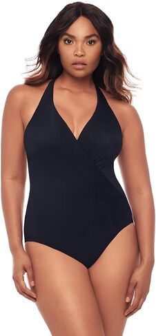 Miraclesuit Women's Swimwear Wrapsody Tummy Control Soft Cup One Piece Swimsuit in Saudi Arabia