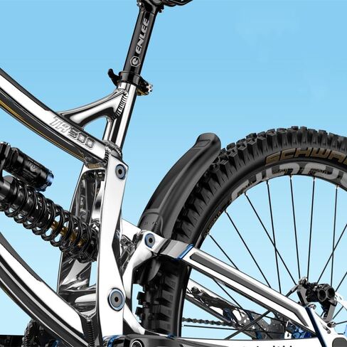 مجموعة مصدات الدراجة من MEGHNA مصدات الطين الأمامية والخلفية مصدات الدراجة الجبلية العالمية تناسب الدراجة الجبلية 20 بوصة - 29 بوصة in Kuwait