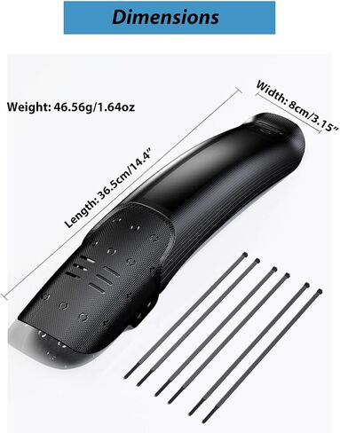 مجموعة مصدات الدراجة من MEGHNA مصدات الطين الأمامية والخلفية مصدات الدراجة الجبلية العالمية تناسب الدراجة الجبلية 20 بوصة - 29 بوصة in Kuwait