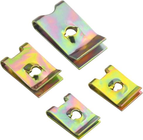 WMYCONGCONG 110 PCS Auto Car U Type Nut-Clip Assortment Car Fastener Clips Speed Fastener Replacement for Dash Door Panel Interior in Saudi Arabia