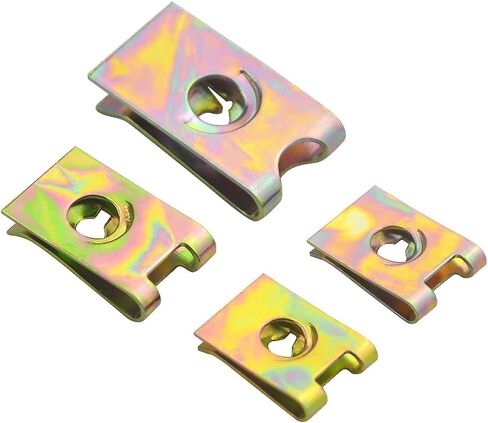 WMYCONGCONG 110 PCS Auto Car U Type Nut-Clip Assortment Car Fastener Clips Speed Fastener Replacement for Dash Door Panel Interior in Saudi Arabia
