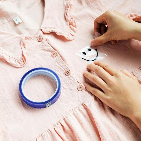 EENOUR 4 بكرات 0.8 بوصة × 108 قدم شريط مقاوم للحرارة، شريط حراري بدرجة حرارة عالية، يصل إلى 250 درجة مئوية (482 درجة فهرنهايت) للضغط على الفراغات التسامي وفينيل نقل الحرارة (HTV) - 432 قدم بشكل عام in Kuwait