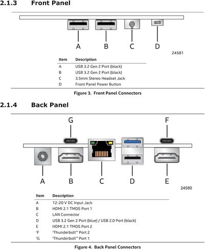 Intel NUC 13 Pro Kit NUC13ANHi5 كمبيوتر مكتبي صغير للأعمال، الجيل الثالث عشر 12-Core i5-1340P حتى 4.6 جيجا هرتز، 32 جيجا بايت DDR4 RAM، 1 تيرابايت PCIe SSD، WiFi 6، بلوتوث 5.3، Windows 11 Pro، AZ-XUT in Saudi Arabia