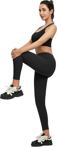 [عبوتان] سروال يوجا نسائي عالي الخصر مع جيب، سروال يوجا للتحكم في البطن والجري للنساء in Kuwait