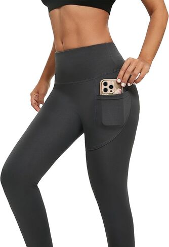 [عبوتان] سروال يوجا نسائي عالي الخصر مع جيب، سروال يوجا للتحكم في البطن والجري للنساء in Kuwait