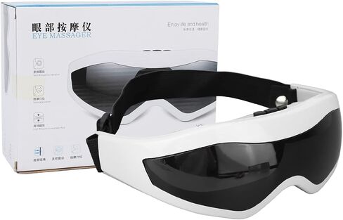 Portable Eye Massager, Rechargeable Massager Eye Mask for Dry Eyes, 22 Magnets, Puffiness, Eyestrain and Dark Circles for Student Relaxation Gifts in Saudi Arabia