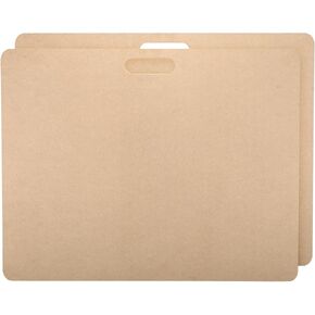 PATIKIL 12 x 16" Wedging Board for Pottery with Built-in Handle, 2 Pcs 10mm Thickness Clay Board Portable Plaster Modeling Board for Pottery Clay Ceramics