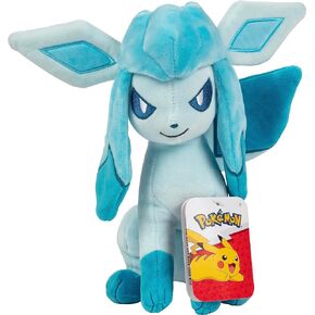 Pokemon Pokémon 8" Glaceon Plush - Officially Licensed - Eevee Evolution Stuffed Animal Toy - Great Gift for Kids, Boys, Girls Fans