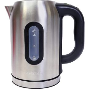غلاية كينمور الرقمية اللاسلكية، سعة 1.7 لتر / 1.8 لتر، غلاية كهربائية من الفولاذ المقاوم للصدأ مع تحكم رقمي في درجة الحرارة، عنصر تسخين مخفي، ووضع الحفاظ على الدفء in Kuwait