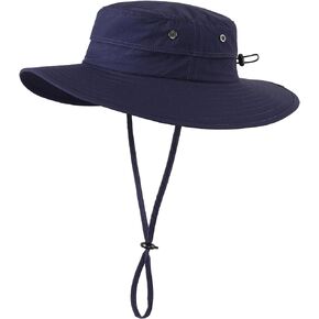Home Prefer UPF50+ Mens Sun Hat Wide Brim Fishing Hat Sun Protection Hat for Mens Womens Bucket Hat for Beach Gardening Golf
