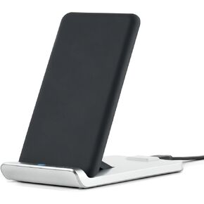 TYLT Fold 10W Wireless Charging Pad and Adjustable Stand (Black), Qi-Certified Wireless Charger for iPhone X, iPhone 8/8 Plus, Samsung 9/S9+/S8/S8+/S7/Note 8 and More