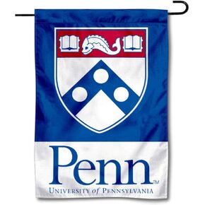 Penn Quakers Shield Garden Flag