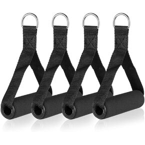 4PCS/1set Exercise Resistance Bands Handle Set, Workout Bands with Handles, Home Workouts Resistance Bands Handle Set for Men, Women, Indoor, Outdoor