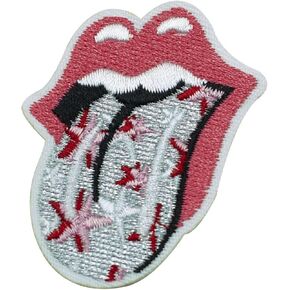 Iron on Stay Positive Patch, Thumbs up Skull Patch, Cool Punk Embroidered Applique Repair Patches, Sew on Gothic Patch for DIY Clothes Jeans Backpacks Jackets Pants Hats Vest in Kuwait