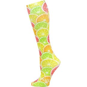Citrus Slice Socks Performance Liner Moisture-Wicking Protection for Field Hockey, Ice Hockey, and Soccer