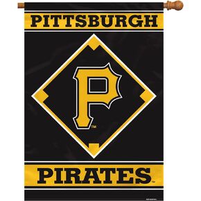 MLB Pittsburgh Pirates House Banner, 28 x 40-Inch, Team Color