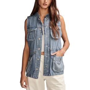 Lucky Brand Women's Denim Utility Vest
