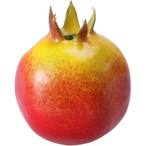ULTNICE Artificial Fruit Decorations Lifelike Simulation Pomegranate Plastic Fake Faux Fruit Photo Props for Kitchen Wedding Home Decoration (Pomegranate)