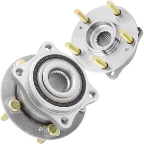 QJZ [2-Pack] 513266 - Front Driver and Passenger Side Wheel Hub Bearing Assembly Compatible with [Hyundai] Santa Fe, Santa Fe Sport, Santa Fe XL, Veracruz, [Kia] Sorento, Rondo