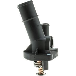 MotoRad 514-185 Integrated Housing Thermostat - 185 Degrees | Fits select Ford Escape, Explorer, Fiesta, Focus, Fusion, Taurus, Lincoln MKC, MKT, MKZ, Mazda 3, 5, MX-5, MX-5, MX-5, MX-5 Miata