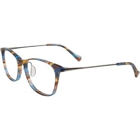 Eyeglasses Lucky Brand D 510 BLB Blue Brown/Clear Demo Lens