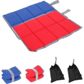 2Pcs Foldable Sitting Pad, Waterproof Oxford Cloth Foam Sitting Mat for Mountaineering Travel，Backpacking， Outdoor Picnic，Adults and Kids