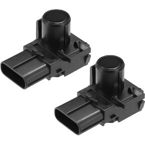 2 Pcs PDC Reverse Parking Assist Sensor Compatible for Lexus RX450h Base 3.5L V6 - Electric/Gas 2013-2015, Durable ABS Plastic Black Front Bumper Parking Assist Sensor