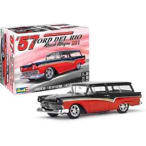 Revell 14548 '57 Ford Del Rio Ranch Wagon 2'N1 1:25 Scale 197-Piece Skill Level 5 Model Building Kit