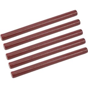 Sealing Wax Sticks, 10 Pcs Craft Adhesive Waxing Round Lacquer Small Stamp Envelopes Wax Kit Glue Gun Sealing Wax Sticks for Wedding Birthday Party Christmas Gift Ideas (Brown)