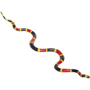 Safari Ltd. Coral Snake Figurine - Detailed 23" Plastic Model Figure - Fun Educational Play Toy for Boys, Girls & Kids Ages 18M+