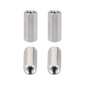 M8x24mm(DXL) - Hex Standoff Spacer Nuts -4Pack- Good for Electronic Machine - 304 Stainless Steel Coupling Screws