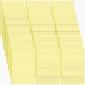 24 Pack Lined Sticky Notes 4X6 in Self Sticky Note Pads Colorful Post Stickies for Office, Home, School, Meeting, 50 Sheets/pad, (Light Color)