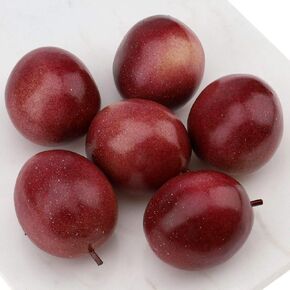 Fake Passion Fruit Home Kitchen Party Table Centerpieces Simulation Artificial Lifelike Plastic Fruits Decor Realistic 6 PCS Set
