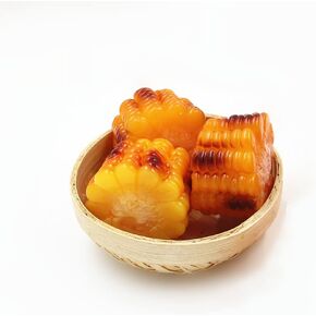 3 Pcs Artificial Lifelike Barbecue Corn Fake Vegetable Home House Kitchen Party Christmas Decoration
