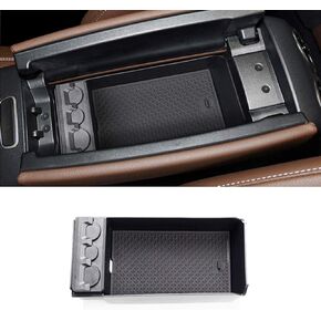 TTCR-II Center Console Organizer Tray for Mercedes Benz A Class 2019-2024 B Class CLA GLB 2020-2024 GLA 2021-2024 EQA EQB 2022-2024, Center Armrest Secondary Storage Box