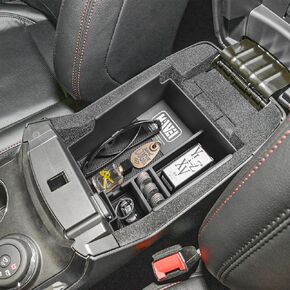 Center Console Organizer Compatible with Ford Explorer 2012-2016 2017 2018 2019 Accessories, Insert Tray Armrest Secondary Storage Box Coin Holder
